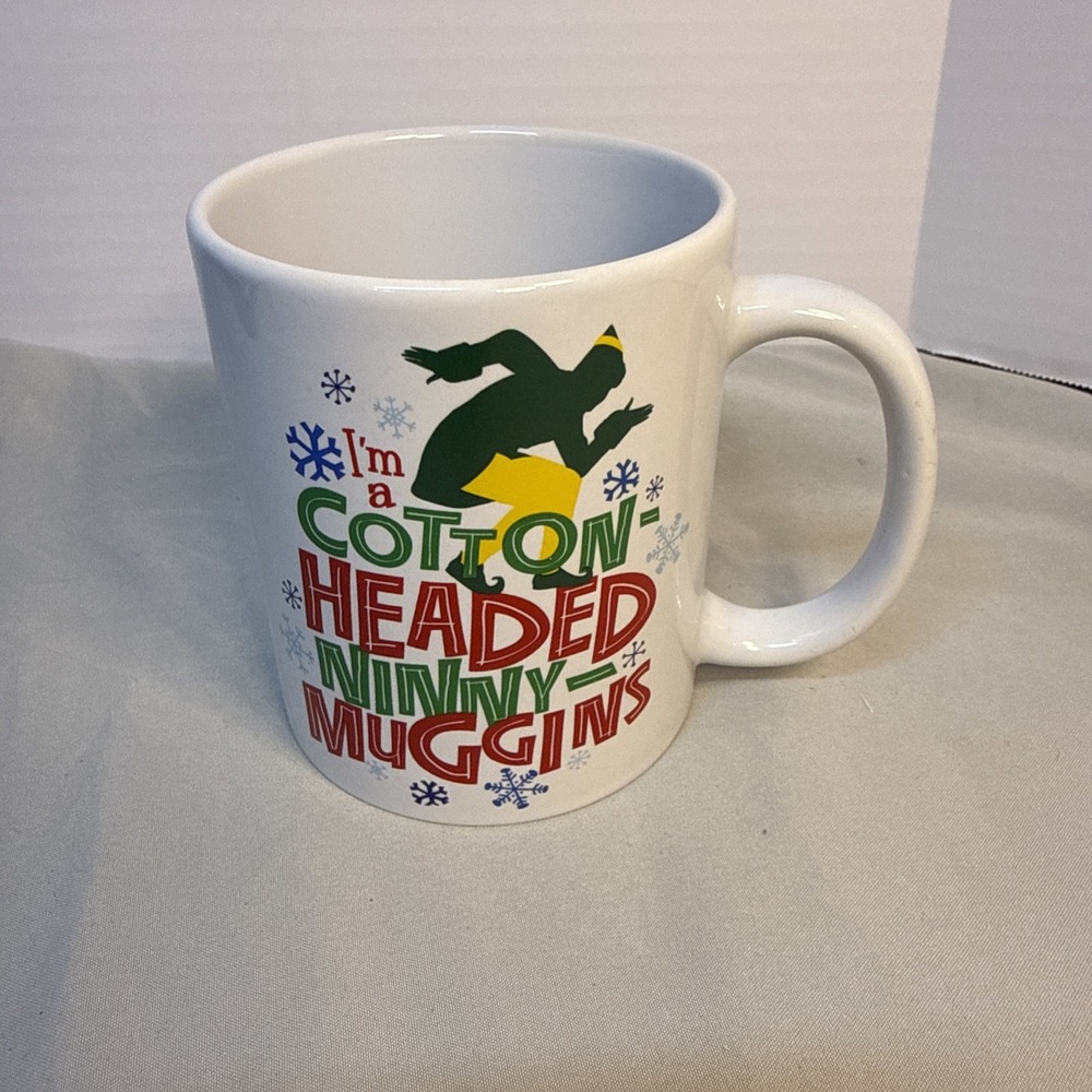 Elf Movie Coffee Mug Cotton-Headed Ninny-Muggins CultureFly Ceramic Cup 2023